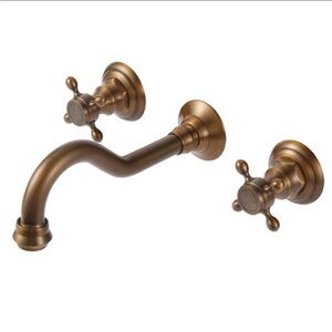 Elegant Bronze Wall-Mounted Faucet